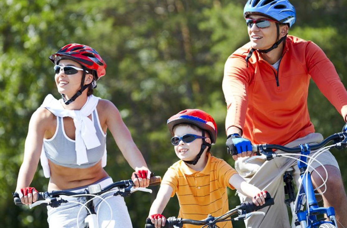biking
